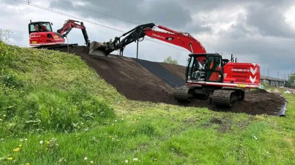 Constructies maken van gewapende grond