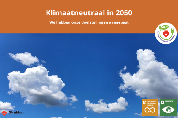 Klimaatneutraal in 2050
